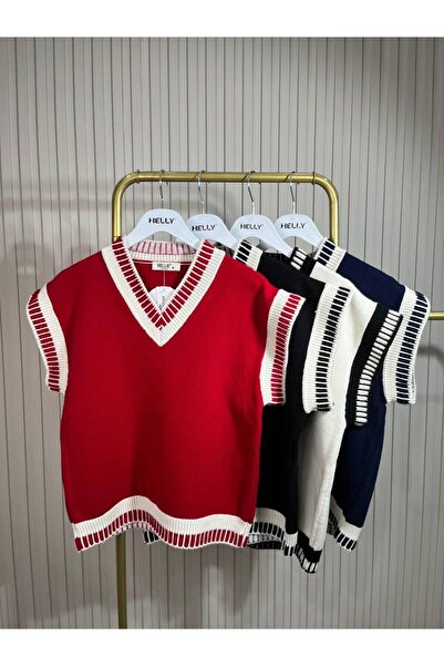 gülce butik Kırmızı Süveter