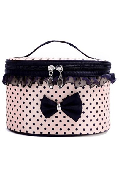 Choice حقيبة سفر محمولة لتنظيم أدوات التجميل والمكياج باللون الوردي، حامل حقي...