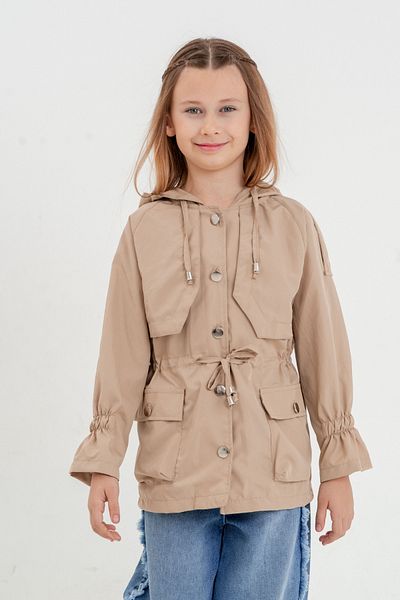 GİYİCEM Elastic Sleeve Raincoat for Girl 1654
