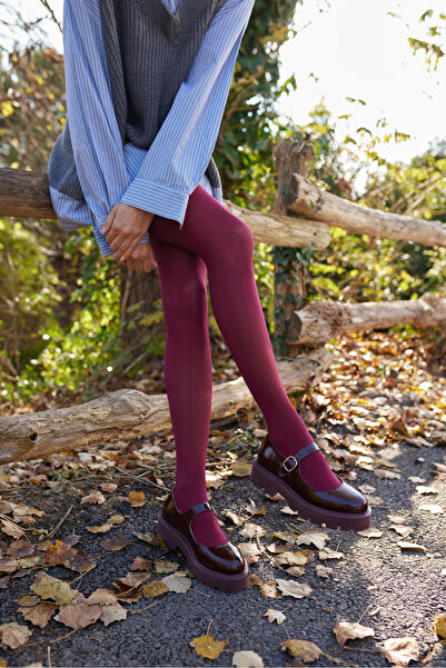 ANGELİNA JONES MERLO KADIN BORDO RUGAN DERİ LOAFER AYAKKABİ