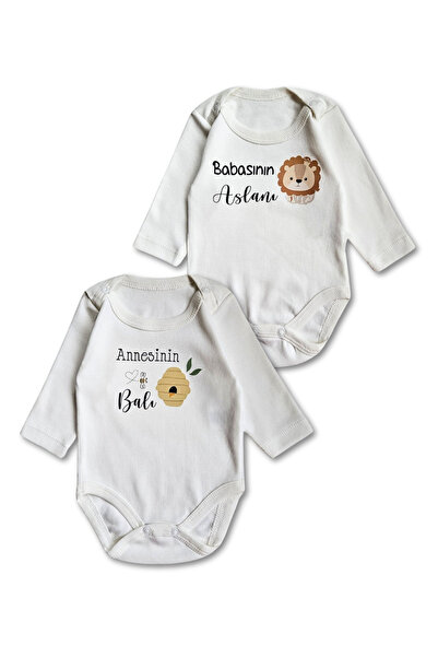 GizaKids 100% Cotton Baby Girl and Boy Bodysuit Set with Snap Fasteners and "...