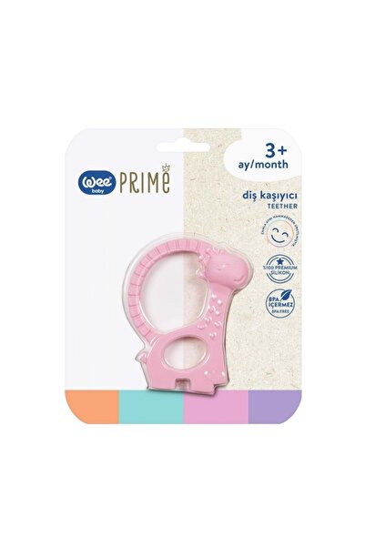 Wee Baby Prime Silikon Diş Kaşıyıcı (KOD:928) - Pembe