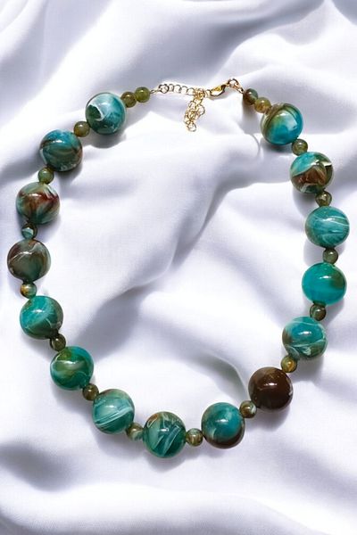 PETEK AKSESUAR Basic Acrylic Top Style Necklace