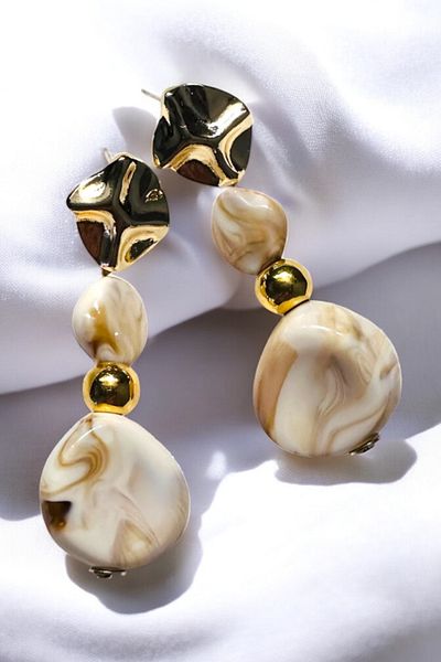 PETEK AKSESUAR Acrylic Design Handmade Earring