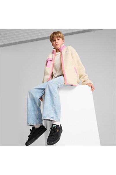Puma Hybrid Sherpa Beyaz/pembe Çocuk Mont - 626504 87