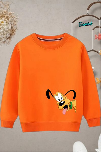 Evomind Children's Printed Cycling Neck Sweatshirt