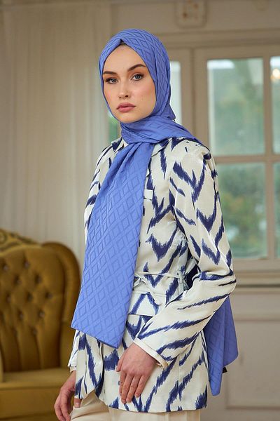 İpekhan Συλλογή Silky Jacquard Shawl Lilac Summer Sparkle - 9015-06