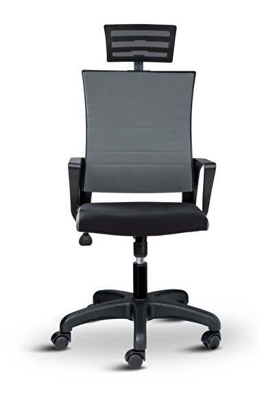 Asbir Mobilya Rigel Başlıklı | Ofis Koltuğu | Metal Ayaklı | Çalışma Koltuğu | Ofis Sandalyesi