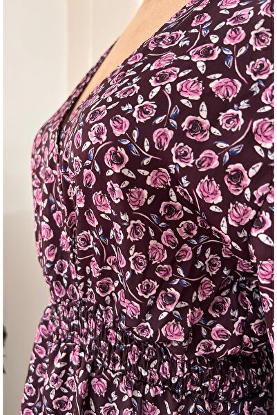 Arestill Çiçekli Katlı Elbise