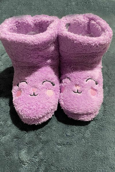 fluffy Детски ботуши за бродиране с плюшено мече
