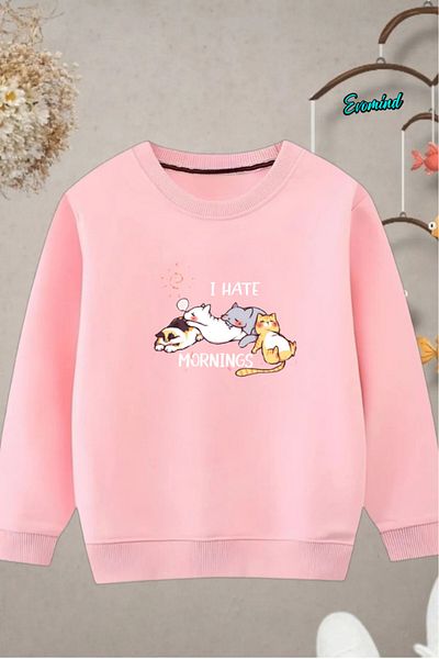 Evomind Children's Printed Cycling Neck Sweatshirt