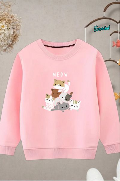 Evomind SWEATSHIRT IMPRIMAT COPII CU GÂT DE BICICLETA