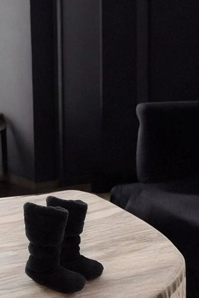 fluffy Γυναικείο Plush Home Bto με κορδόνια