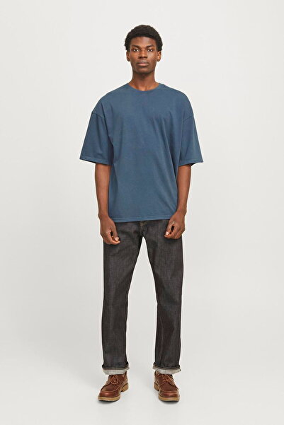 Jack & Jones Men's Crew Neck Solid Color T-Shirt - Charge