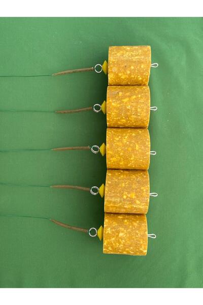 Genel Markalar ÇAPARİ AV Küspe Aparatlı Yüzen YEŞİL Toplu Sazan Takımı 5’li S...