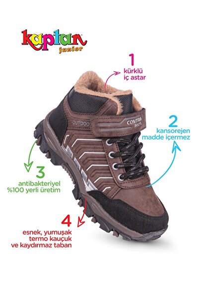 KAPTAN JUNIOR Boy's Boots - Furry Traking, Pctre 500 Model