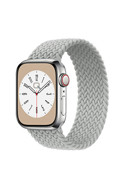 Quse Apple Watch 41mm/40mm/38mm & Series 10/11 42mm ile Uyumlu Örgü Solo Loop...