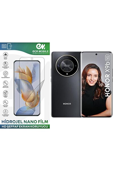 Ecr Mobile Honor X9b ile Uyumlu Hidrojel Ekran Koruyucu Film HD-ŞEFFAF(Temper...