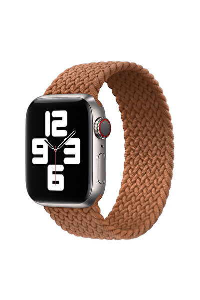 Quse Apple Watch 41mm/40mm/38mm & Series 10/11 42mm ile Uyumlu Örgü Solo Loop...