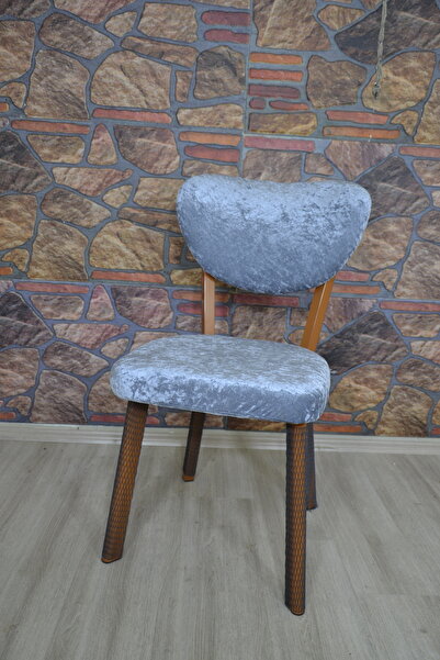 kılıfteks Anthracite Velvet Apple Chair Cover