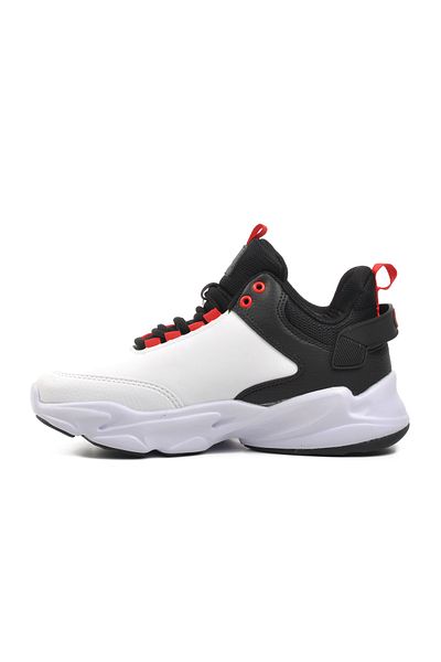 WALKWAY Pantofi de baschet unisex albi