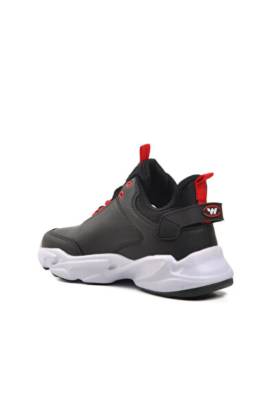 WALKWAY Black Unisex Basketball Shoes