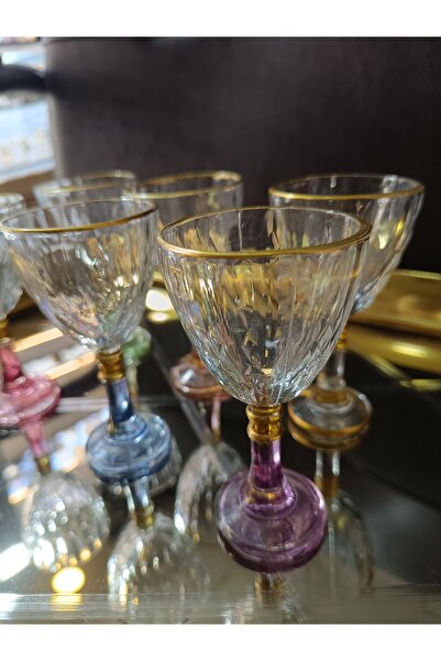 DEKOR ZÜCCACİYE HOME Mini Coffee Side Cup with 6 Colors Legs