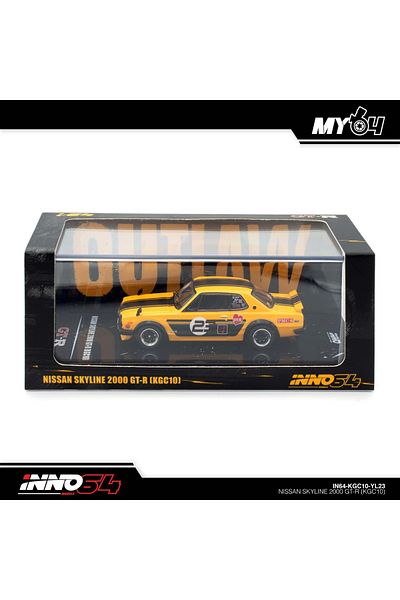 Inno 64 Models إنو 1/64 نيسان سكاي لاين 2000 GT-R (KPGC10) IN64-KPGC10-YL23