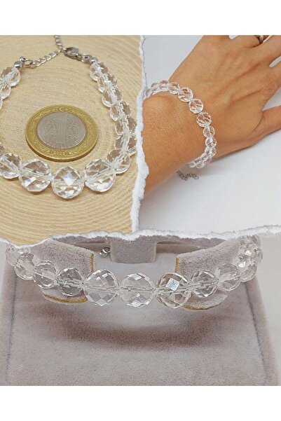 Yasamtohumu Серія «Сяючі зірки» Браслет з кришталевим кварцовим каменем