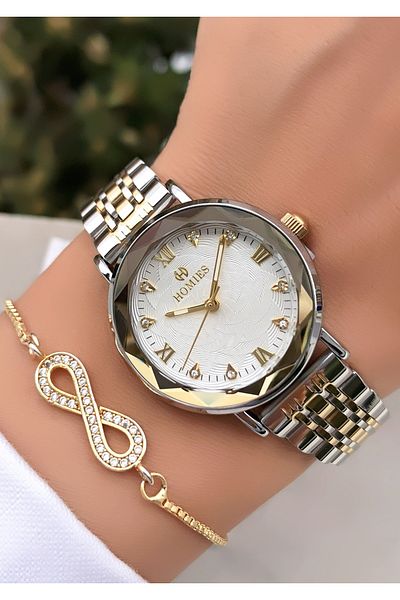 Homies Waterproof Women's Wristwatch and Bracelet Gift - Brand Original Billed