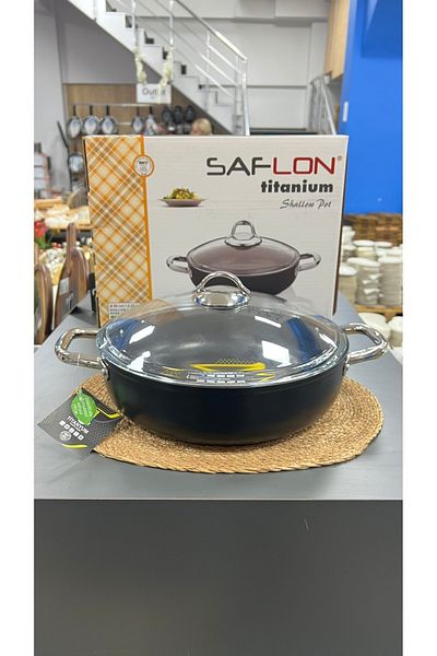 SAFLON Safi̇nox 30 cm Carniyaric Titanium Cooker