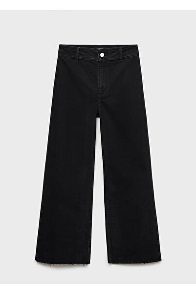 MANGO Woman Catherin yüksek belli culotte jean pantolon
