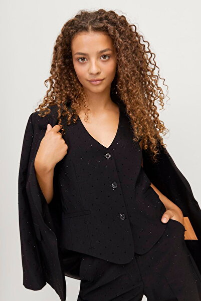 Jack & Jones Women's Stone Embroidered Vest - Lora