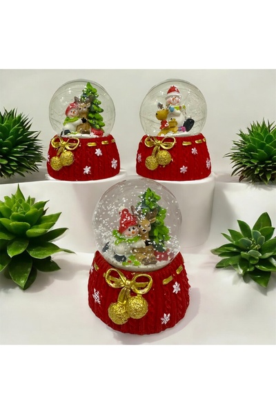 vanilinkitchen Happy New Year Maxi Boy Kar Küresi - Yeni Yılın Işıltısını Evi...