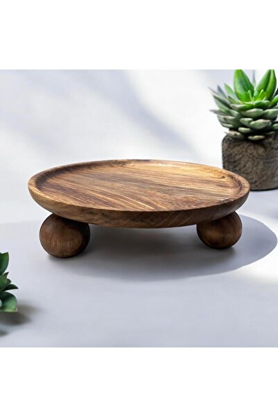 zagorwood حامل عرض خشبي طبيعي ذو 3 أرجل، حامل عرض خشبي من خشب الجوز