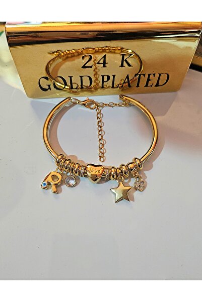 WONDER TOUCH Charm Love bileklik,nazar boncuklu R harfi bileklik,yıldız,kilit...