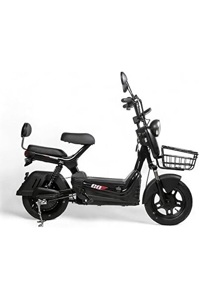 ALBADER سكوتر كهربائي V27+ بدواسات يدوية ومقاعد مزدوجة، السرعة القصوى 30-40 كم، المدى 35 كم 48 فولت