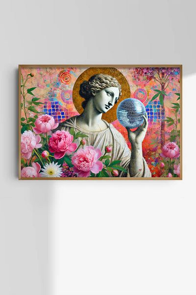Taranist Poster Venus Disco Ball Flori Bujor