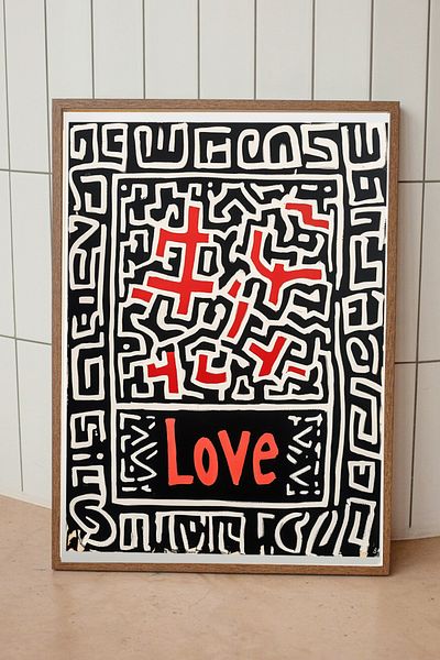 Taranist Poster Keith Haring Love Love