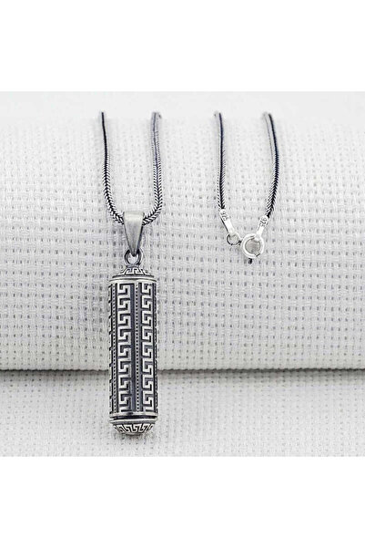 Genel Markalar Gümüş İçi Açılabilen Muska Kabı Cevşen Kolye