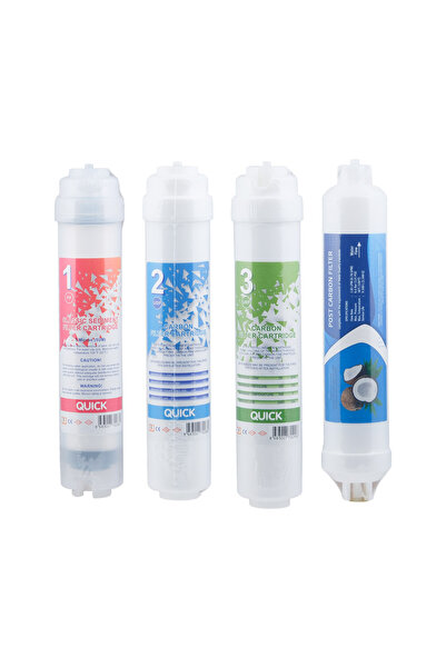 Extant BMS Su Arıtma Cihazları İle Tam Uyumlu Küçük Quick Filtre Seti - 4Lü Set