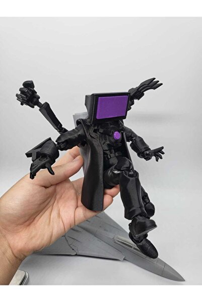 YAZDİR3D Skibidi Toilet Premium Titan Tvman (TÜM EKLEMLERİ HAREKETLİ) Aksiyon...