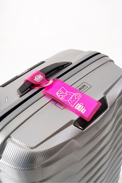Trink Çanta Neon Colored Pvc Luggage and Suitcase Tags