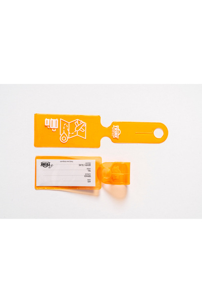 Trink Çanta Valiz Etiketi ve Bavul Etiketi * Neon Renk Pvc *