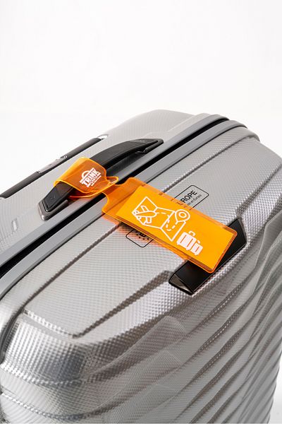 Trink Çanta Neon Colored Pvc Luggage and Suitcase Tags