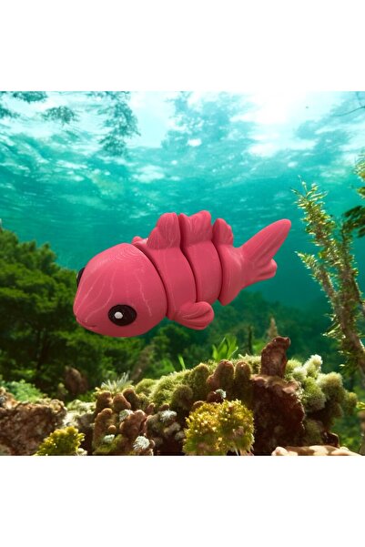 elitworld 3D PEMBE BEBEK BALIK -HAREKETLİ-12 CM