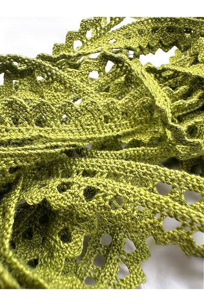 BukiroAtelier Κορδέλα 5 μέτρα 1 εκ. Βαμβακερή δαντέλα