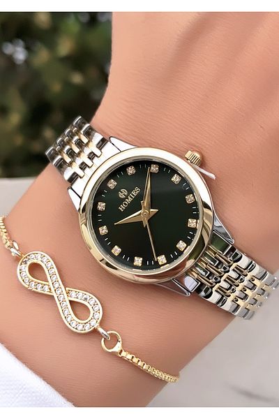 Homies Waterproof Women's Wristwatch and Bracelet Gift - Brand Original Billed