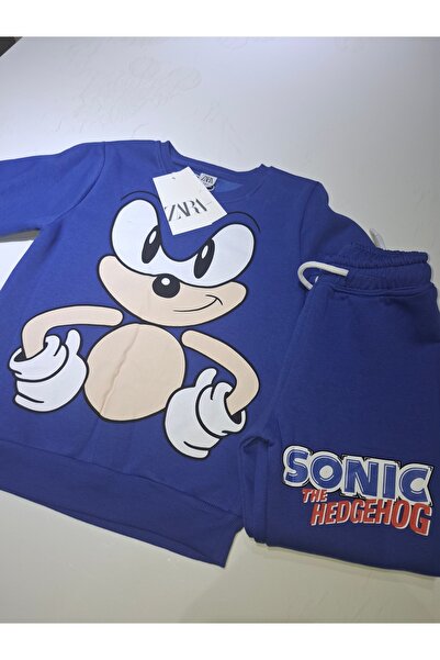 Kids Sucuba üç iplik eşofman takımı sonıc ikili takım Micro ticaret