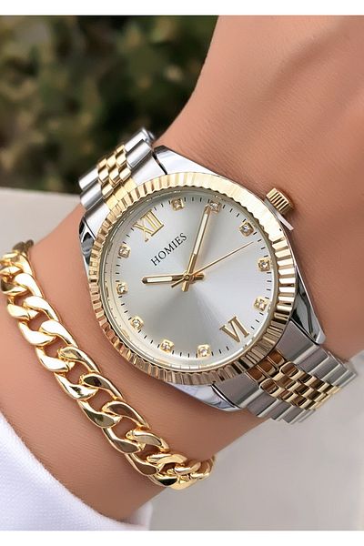 Homies Waterproof Women's Wristwatch and Bracelet Gift - Brand Original Billed